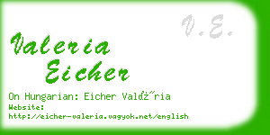 valeria eicher business card